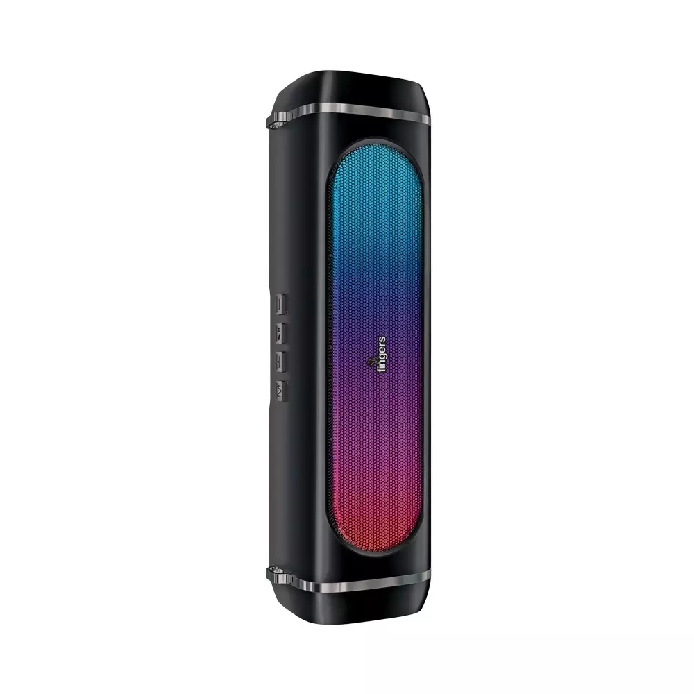 fingers-portable-speaker-20-w-output-power-3000-mah-37-v-battery-capacity-10-m-wireless-range-bluetooth-v53-wireless-protocol-black-color-soundpower-20