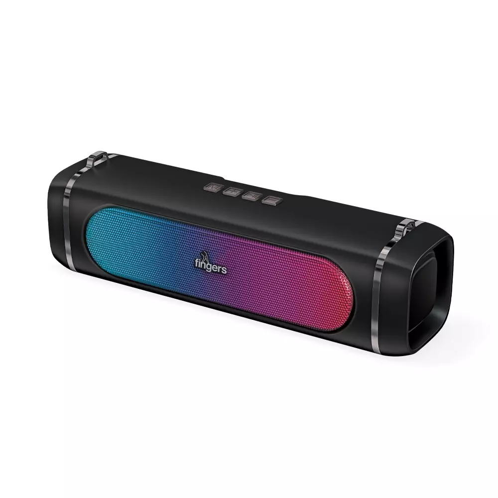 fingers-portable-speaker-20-w-output-power-3000-mah-37-v-battery-capacity-10-m-wireless-range-bluetooth-v53-wireless-protocol-black-color-soundpower-20