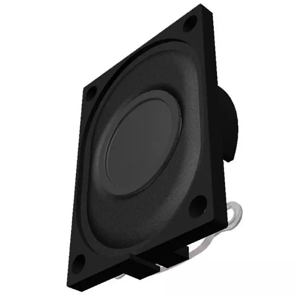 PUI AUDIO Speaker Water Resistant Cone Board Mount 80 dBA Sound Pressure Level, AS02708CO-WR-R