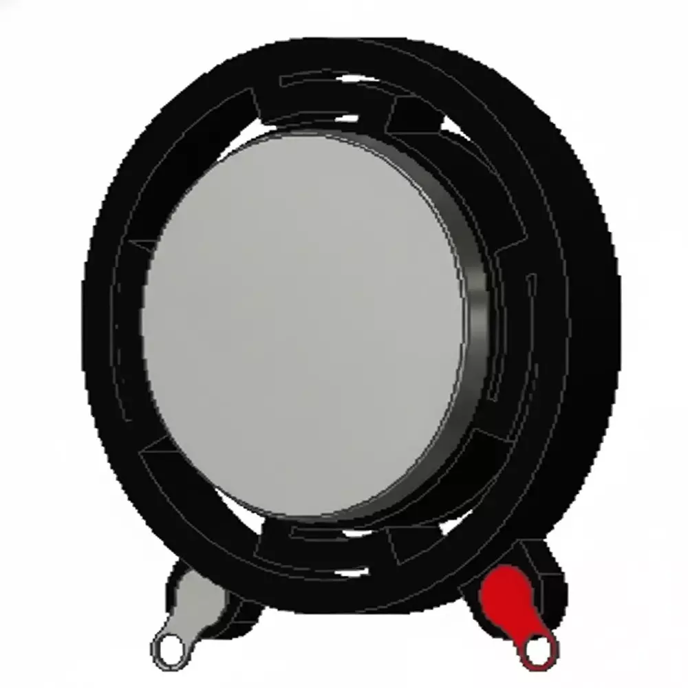 PUI AUDIO Speaker Exciter Adhesive Mount 80 dBA Sound Pressure Level, ASX03308-SM-R