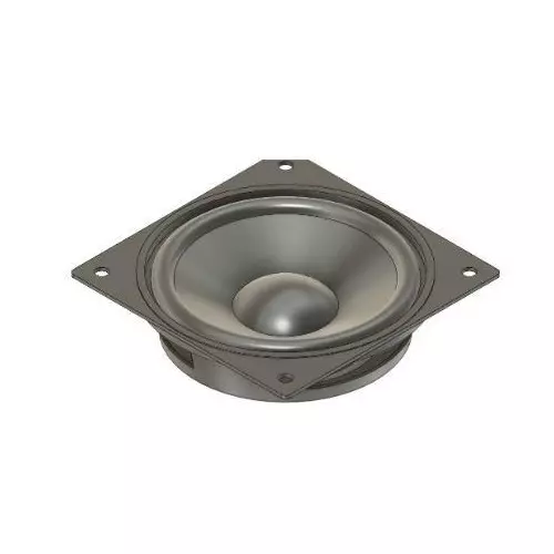 PUI AUDIO Speaker Waterproof Flange Mount 80 dBA Sound Pressure Level, AS05004PS-2-F-WP-R