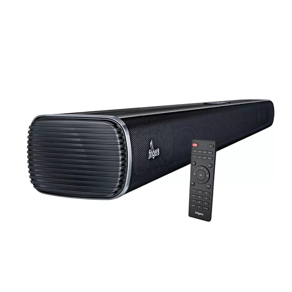 FINGERS Bar Speaker 65 W Output Power Bluetooth v5.0 Wireless Protocol 10 m Wireless Range Rich Black Color, Octane-WM65