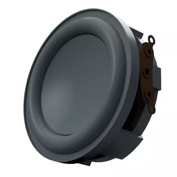 PUI AUDIO Speaker Frame Mount Round Shape 101 dB Sound Pressure Level, AS04504PR-WP