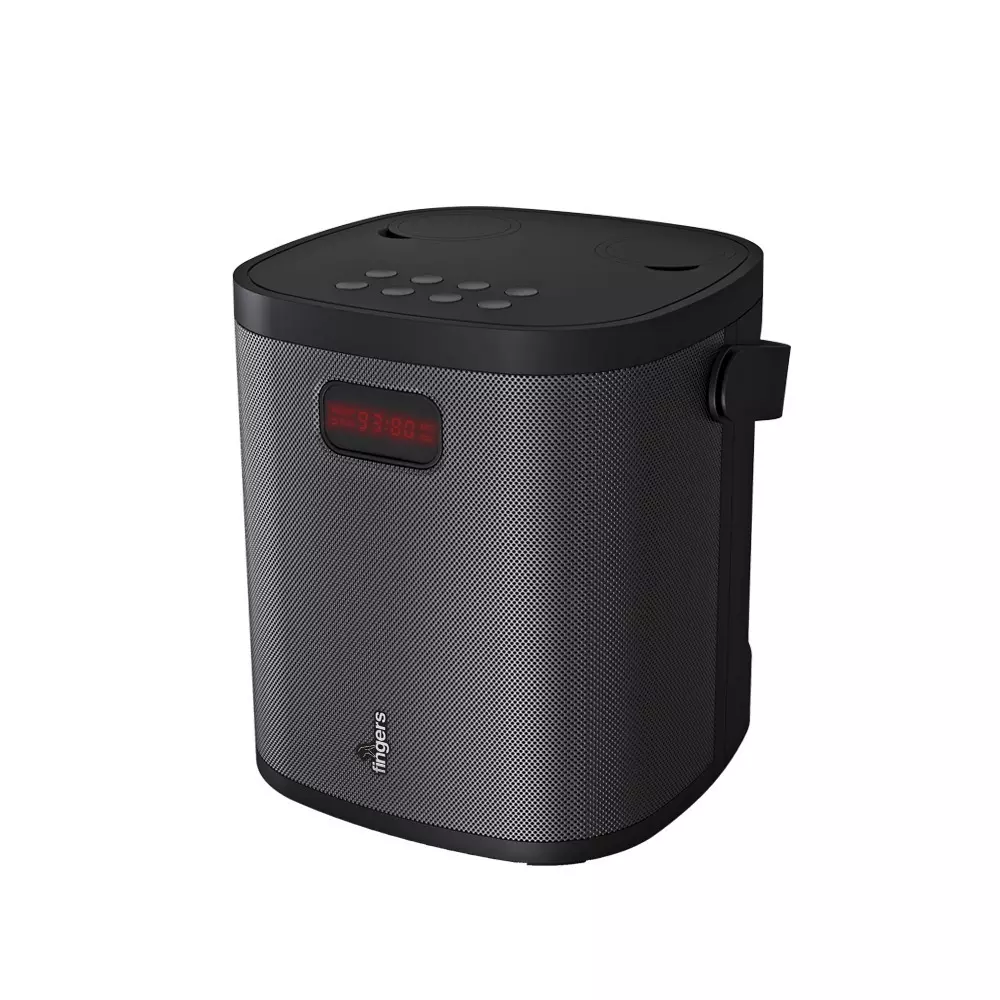 fingers-portable-speaker-with-microphone-3000-mah-battery-capacity-30-w-output-power-bluetooth-v53-wireless-protocol-rich-black-color-2mic-groovebox-k30