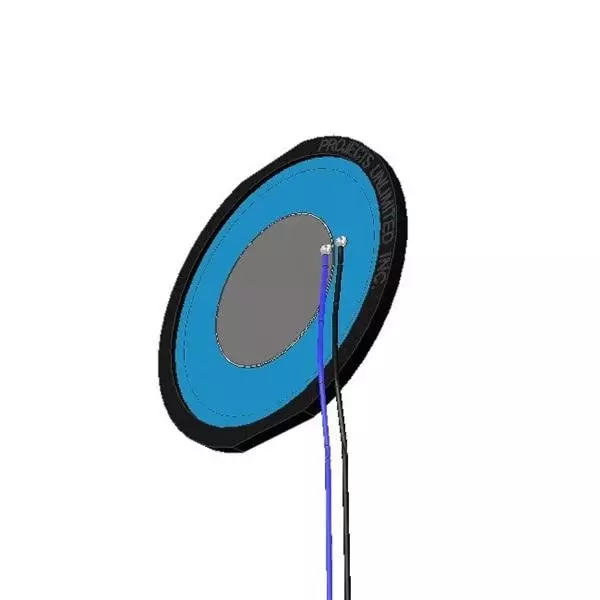 PUI AUDIO Speaker Piezoelectric Flush Mount 88 dBA Sound Pressure Level, APS4812B-LW100-R