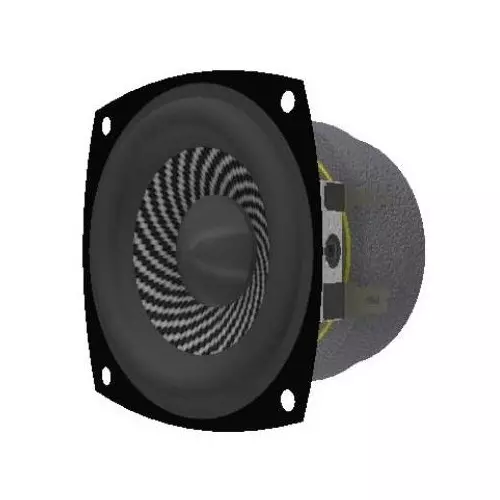 PUI AUDIO Speaker Weather Resistant Frame Mount 82 dBA Sound Pressure Level, AS08304CR-R