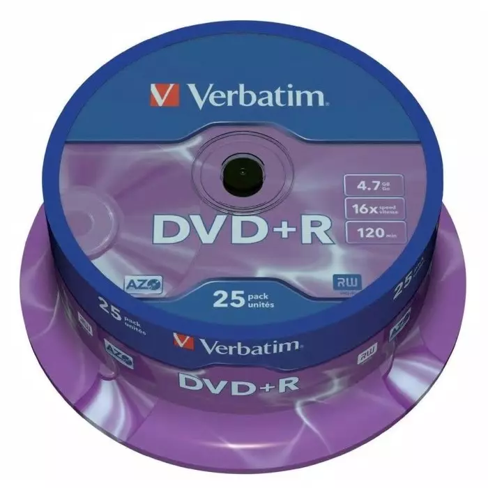 Verbatim DVD+R 4.7 GB 16X, 43500