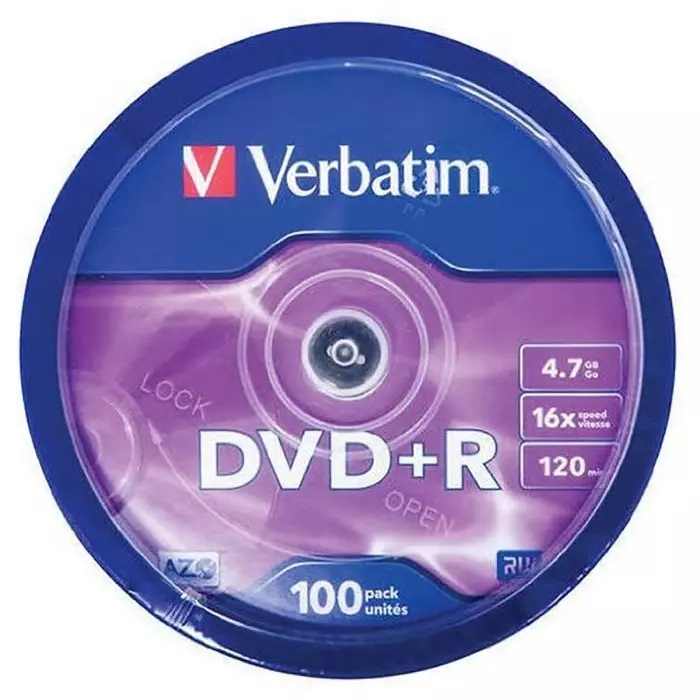 Verbatim DVD+R 4.7 GB 16X, 43551