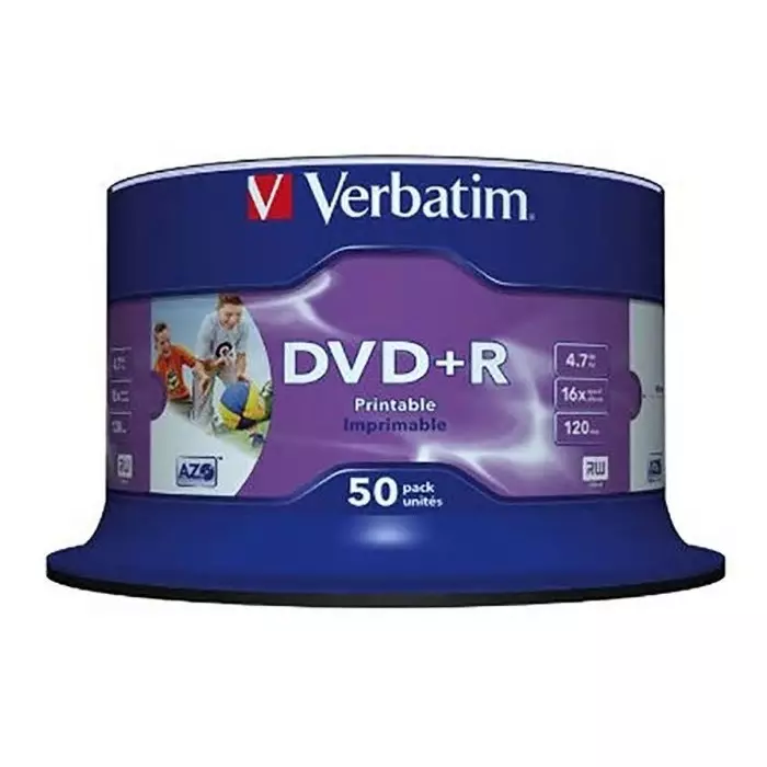 Verbatim DVD+R 4.7 GB 16X, 43512