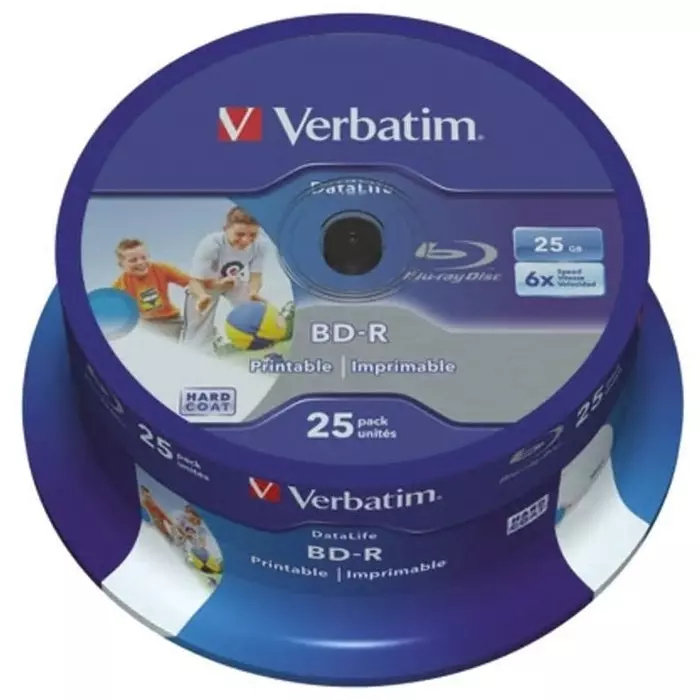 Verbatim BD-R 25 GB 6X, 43811 (Pack of 25)
