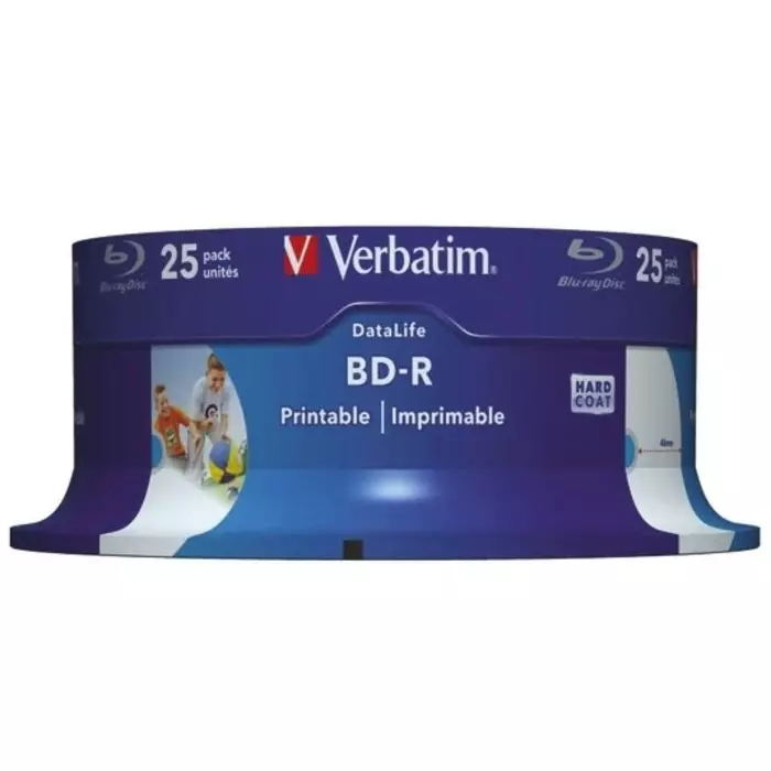 Verbatim BD-R 25 GB 6X, 43811 (Pack of 25)