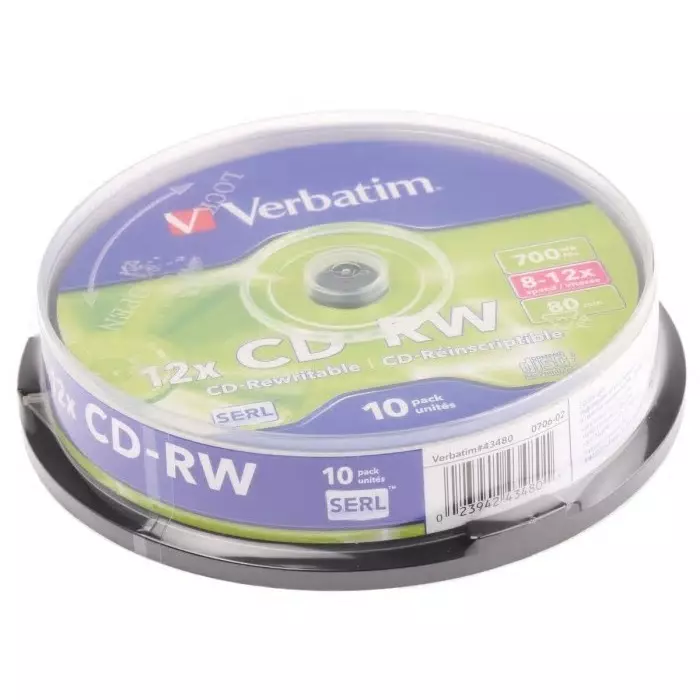 Verbatim CD-RW 700 MB 12X, 43480