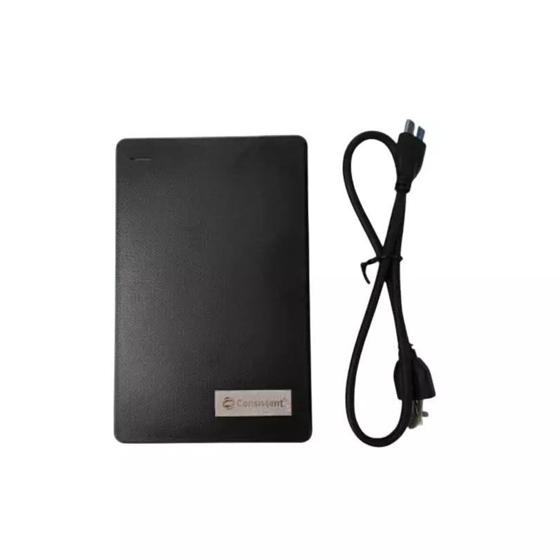 Consistent Portable External Hard Disk With Data linex1 USB 2.0 SATA 63 mm (2.5 inch) Form Factor Black