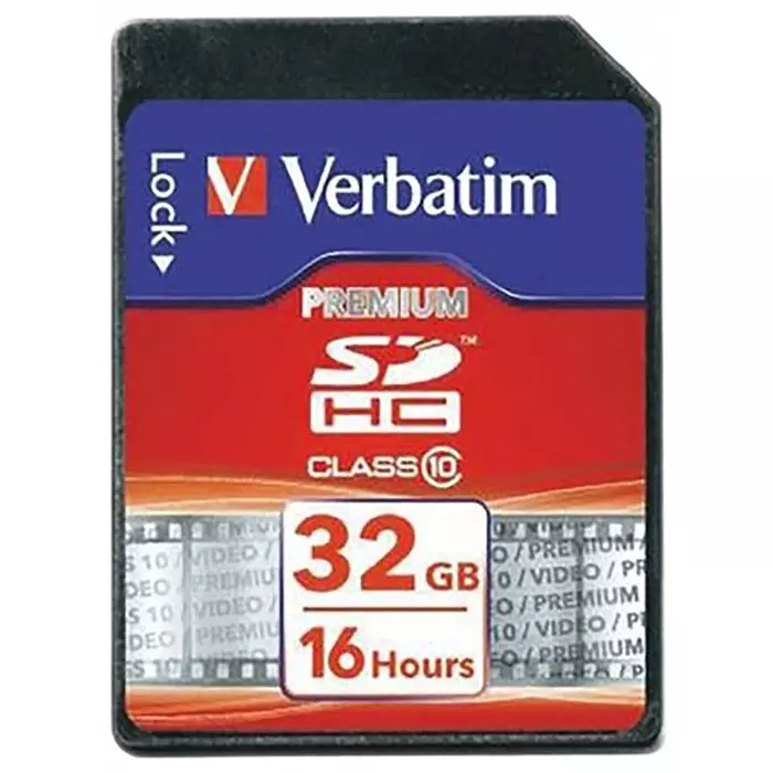 Verbatim 32 GB SDHC SD Card Class 10, 43963