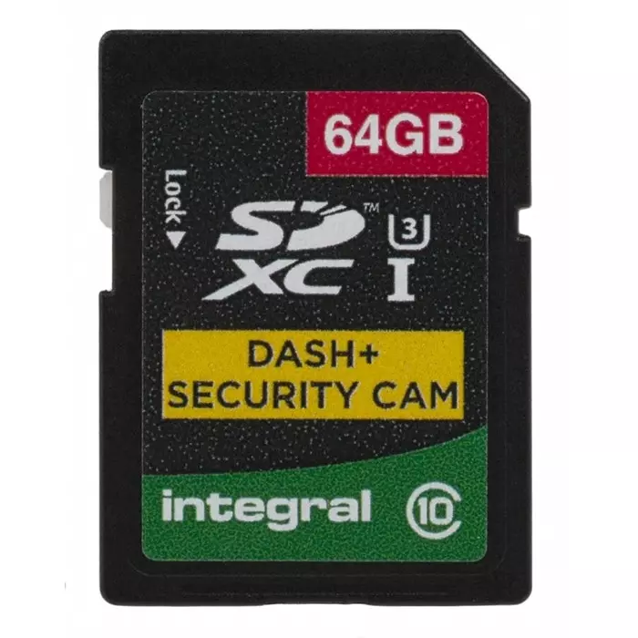 Integral Memory 64 GB SDXC Micro SD Card Class 10 UHS-1 U3, INSDX64G10-DSCAM