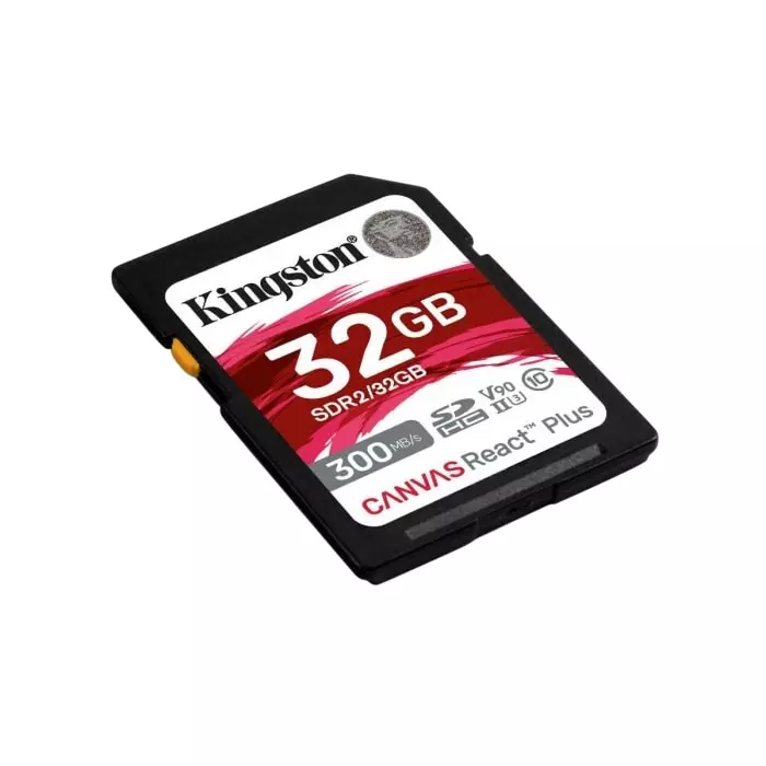 Kingston 32 GB Industrial SDHC SD Card, Class 10, UHS-II, U3, V90, SDR2/32GB