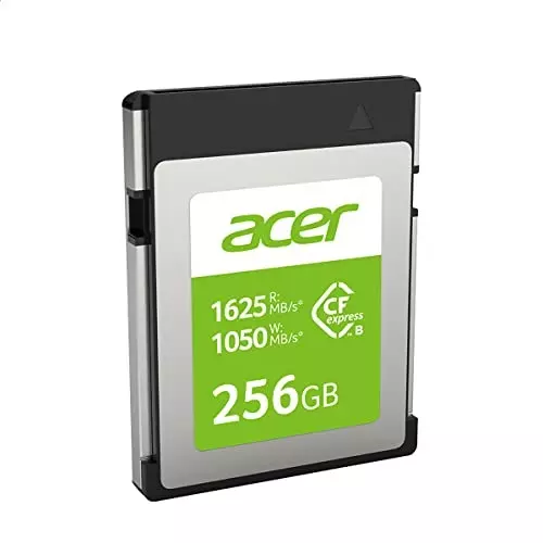Acer 256 GB CF Express Card 1625 Mbps Read Speed Compatible Devices Camera, CFE100