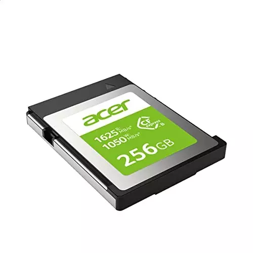 Acer 256 GB CF Express Card 1625 Mbps Read Speed Compatible Devices Camera, CFE100