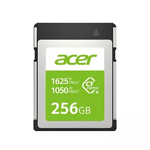Acer 256 GB CF Express Card 1625 Mbps Read Speed Compatible Devices Camera, CFE100
