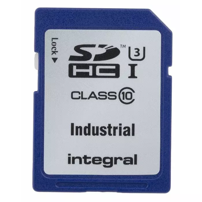 Integral Memory 8 GB Industrial SDHC SD Card UHS-1, INISD8GPSLC