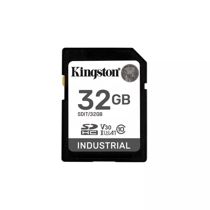 Kingston 32 GB Industrial SD SD Card, UHS-I Speed Class U3, SDIT/32GB