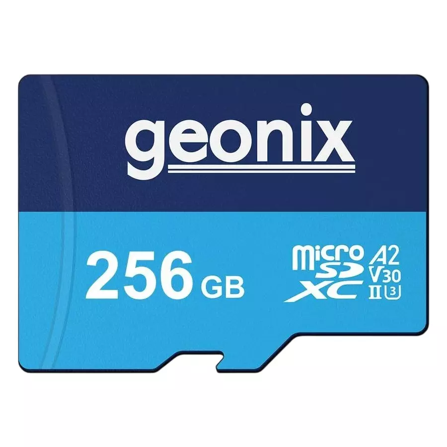 GEONIX Microsd Card 256GB Class 10 Up to 130 MB/s Read Speed with 5-Year Warranty for Mobile, Camera & Tablet, GXMSD256GB