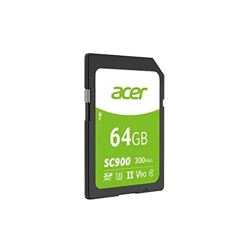 Acer 64 GB SD Card 300 Mb/s Read Speed Compatible Devices Smartphone, SC900