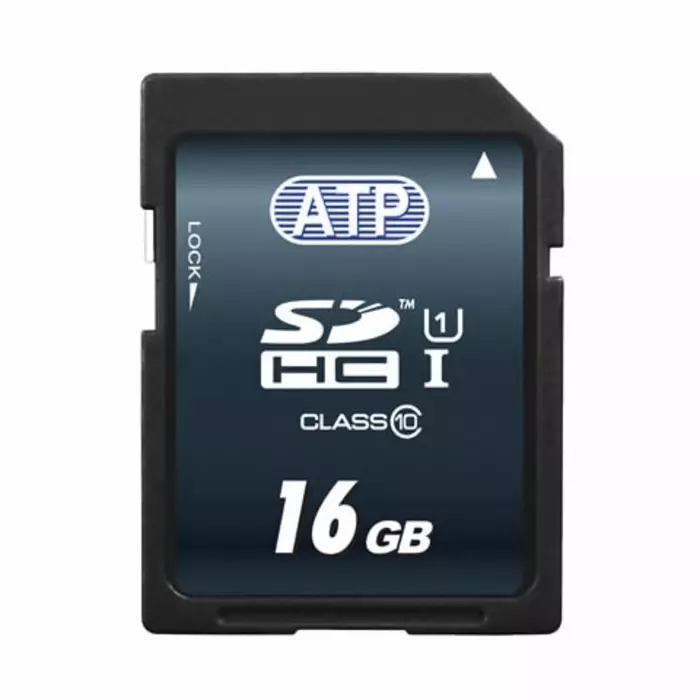 ATP 16 GB Industrial SDHC SD Card Class 10 UHS-1 U1, AF16GSD3-WAEXM