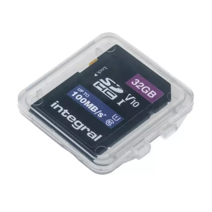 Integral Memory 32 GB SDHC SD Card Class 10 UHS-1 U1, INSDH32G-100V10