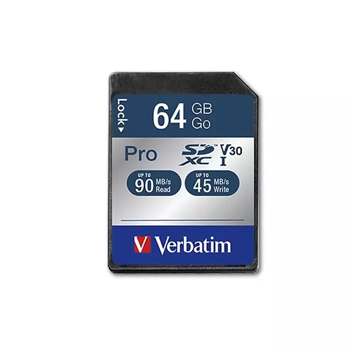 Verbatim 64 GB SDXC SD Card Class 3, 47022