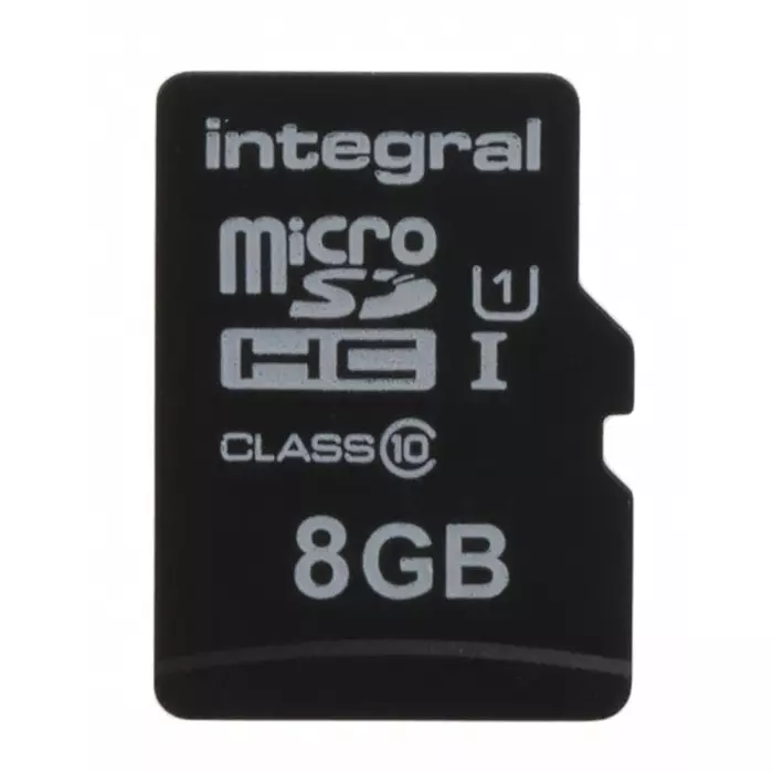 Integral Memory 8 GB MicroSDXC Micro SD Card Class 10, INMSDH8G10-90U1