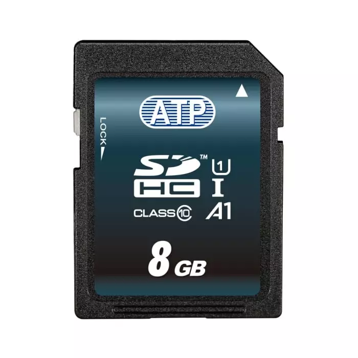 ATP 8 GB Industrial SD SD Card Class 10 UHS-1, FM8G00SD3V36BFC