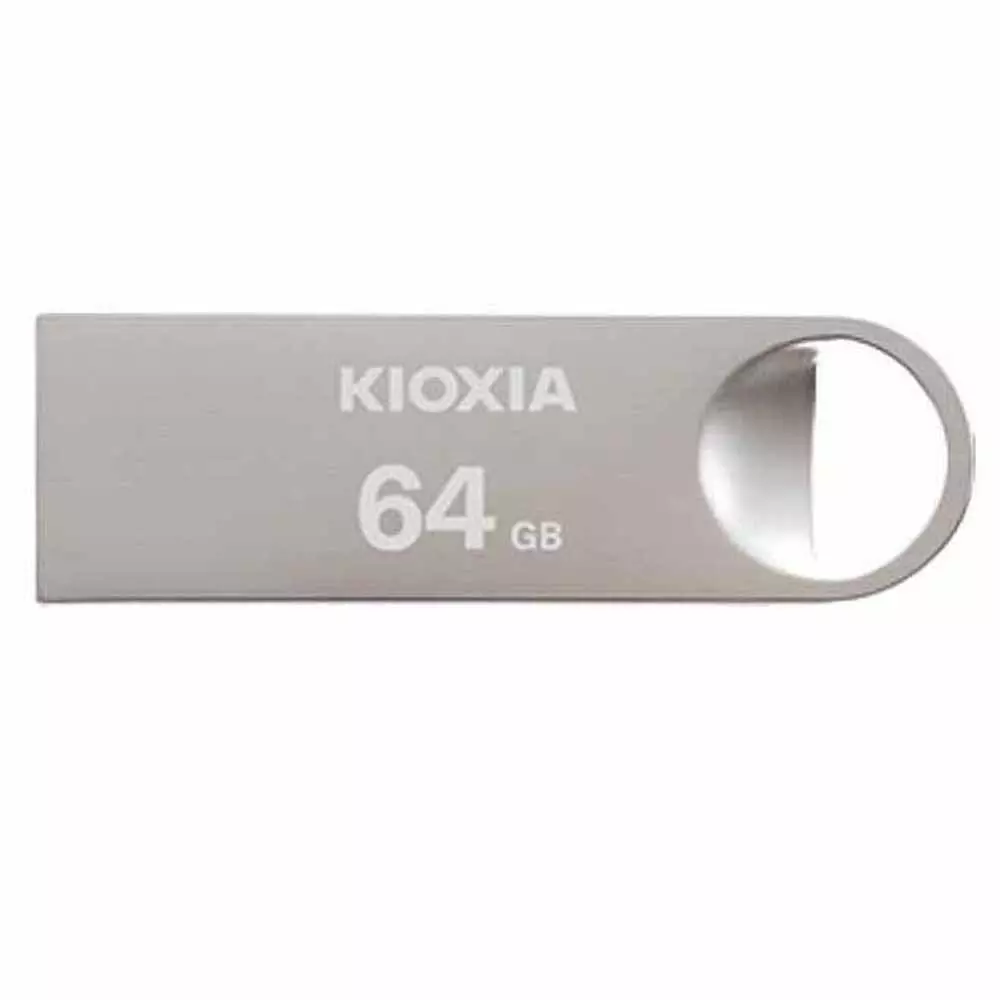 KIOXIA Portable Flash Pen Drive 64 GB Storage USB 2.0 White for Desktop & Laptop, U401