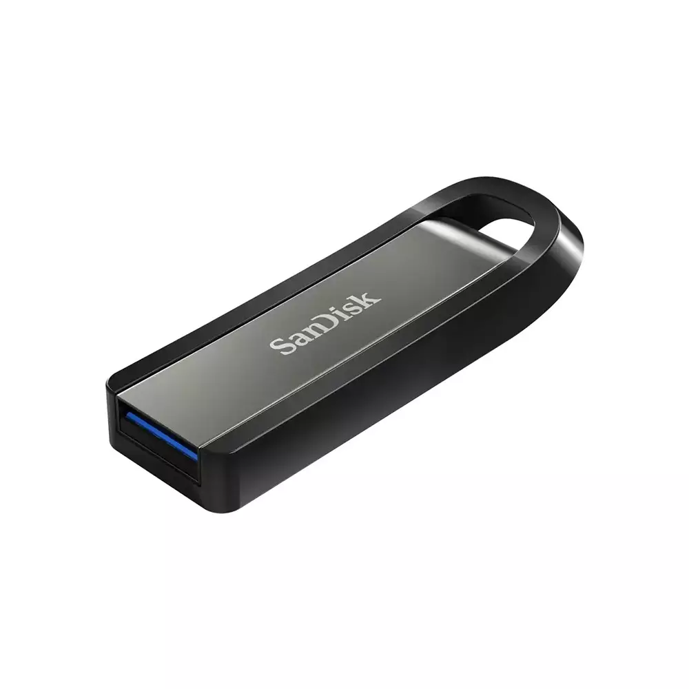 SanDisk Extreme Go Flash Drive USB 3.2 Gen 1 128 GB Grey & Black, SDCZ810-128G-G46