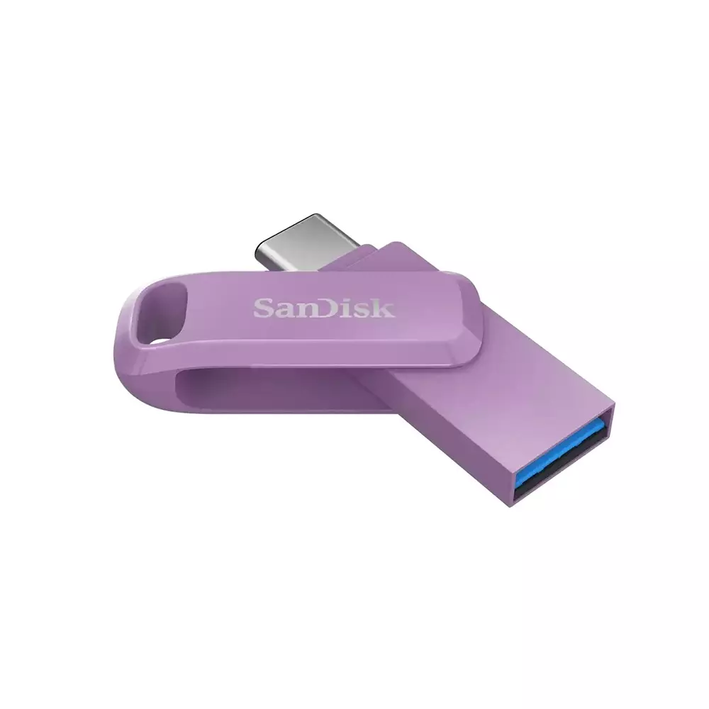 SanDisk Ultra Dual Drive Go Flash Drive USB Type-C 128 GB Lavender, SDDDC3-128G-I35L