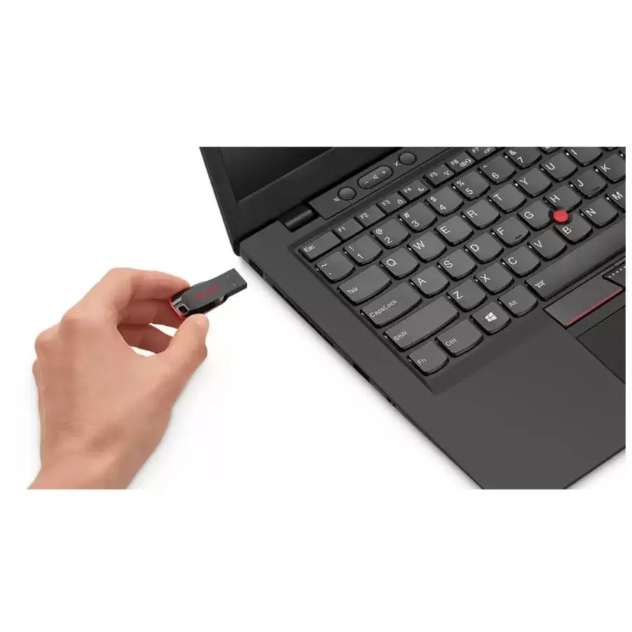 SanDisk Cruzer Blade Flash Drive USB 2.0 32 GB Black & Red, SDCZ50-032G-I35