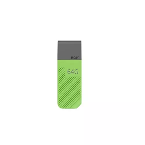 Acer 64 GB Pen Drive USB 3.2 Hardware Interface 120 Mbps Read Speed Green, UP300 G