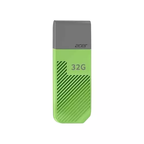 Acer 32 GB Pen Drive USB 3.2 Gen 1 Hardware Interface 100 Mbps Read Speed Green, UP300 G