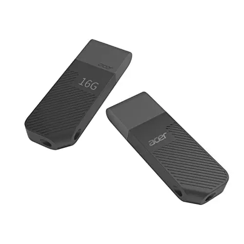 Acer 16 GB Pen Drive USB 3.2 Gen 1 Hardware Interface 100 Mbps Read Speed Black, UP300 B