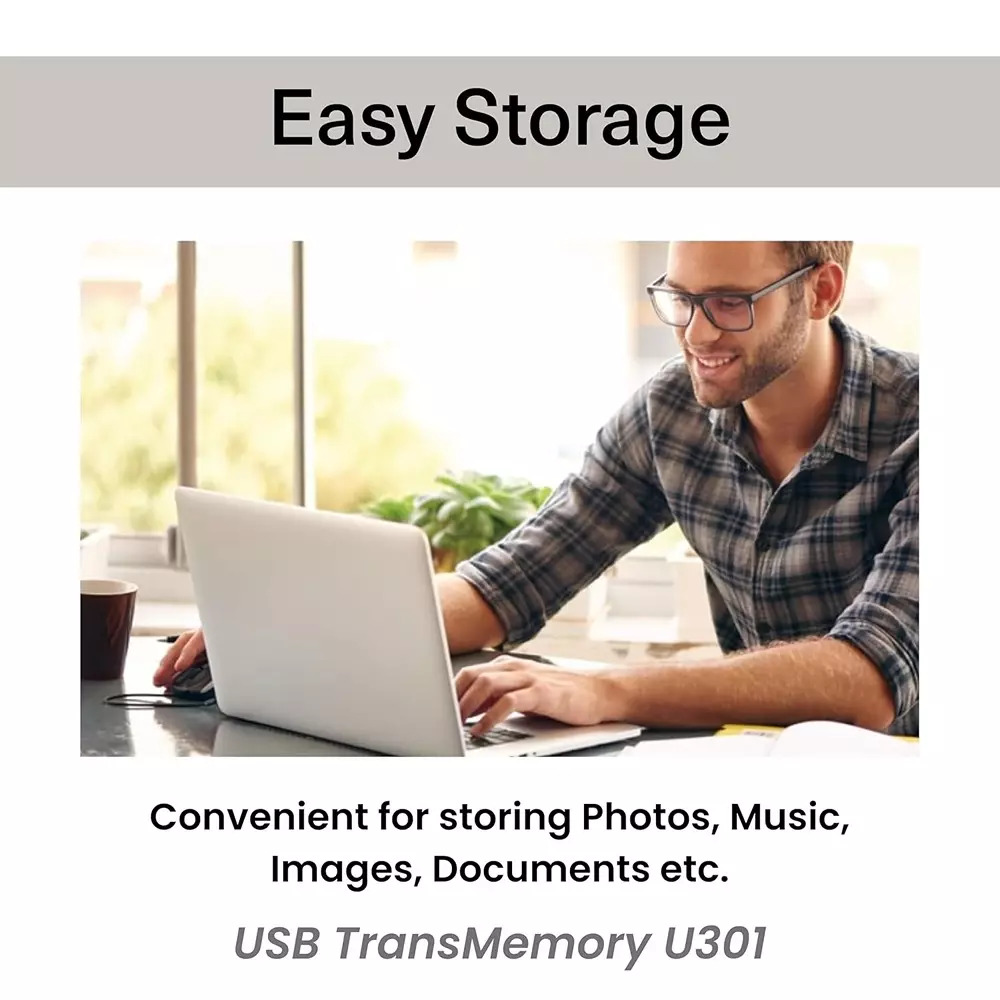 KIOXIA Flash Pan Drive 256 GB Storage USB 3.2 Blue for Desktop & Laptop, U301