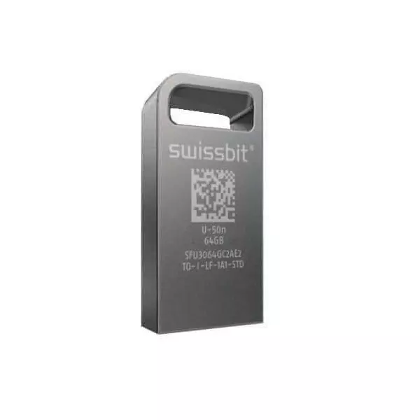 SWISSBIT Industrial USB 3.1 USB Flash Drive 8 GB Memory Size, SFU3064GC2AE2TO-I-LF-1B1-STD