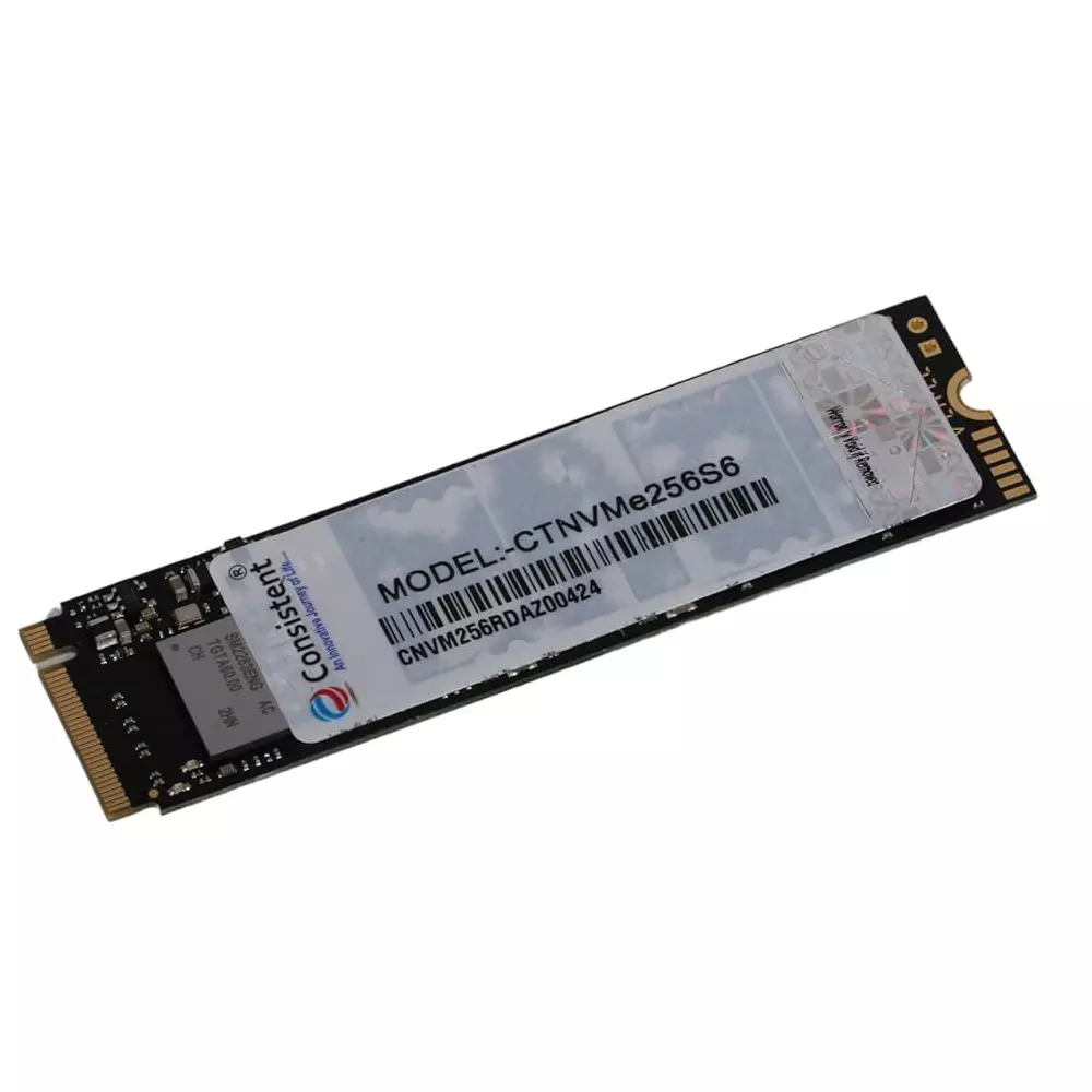 Consistent SATA Internal SSD 256 GB PCIe Gen 3.0 x4 NVMe Black