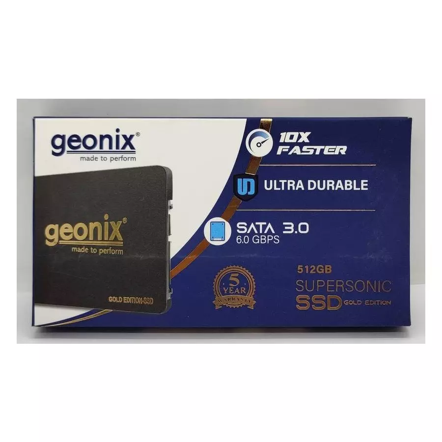 GEONIX GOLD SATA III 512GB SSD 2.5 Inch (63.5 mm) Internal Drive for PC & Laptop