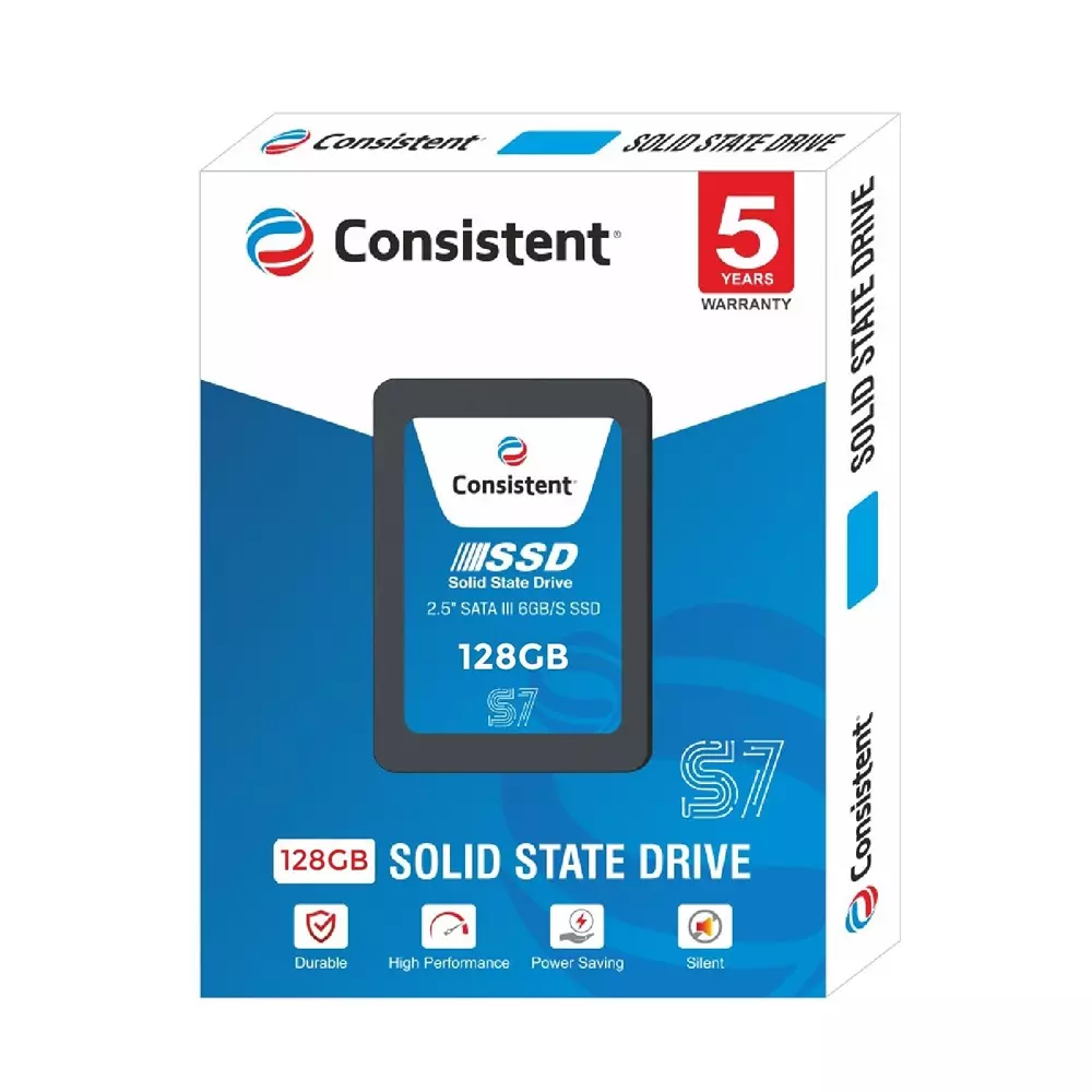 Consistent Internal SSD 2.5-inch 128 GB with SATA III 6.0 Gbps Interface