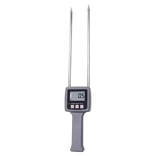 KERRO Grain Moisture Meter Pin Type with 300 mm Measurement Depth and ±0.1% Accuracy, TK100