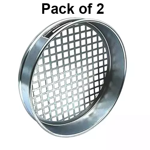 enkay-sieve-galvanized-iron-frame-106-mm-aperture-size-30-cm-diameter-for-soil-cement-powder-testing-use-pack-of-2