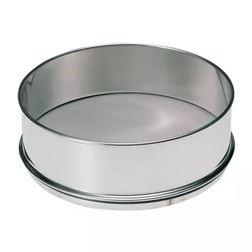 AS ONE Round Sieve Φ150×45 mm Silver, 5-5391-03
