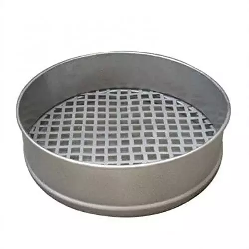enkay-sieve-galvanized-iron-frame-224-mm-aperture-size-45-cm-diameter-for-soil-cement-powder-testing-use-eke-05116