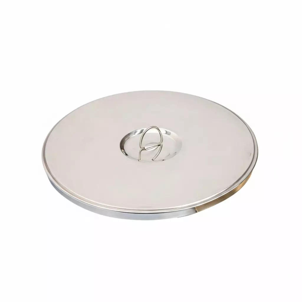 ENKAY Sieve Pan Cover Galvanized Iron Frame Aperture Size 45 cm Diameter for Soil, Cement & Powder Testing Use, EKE 05150