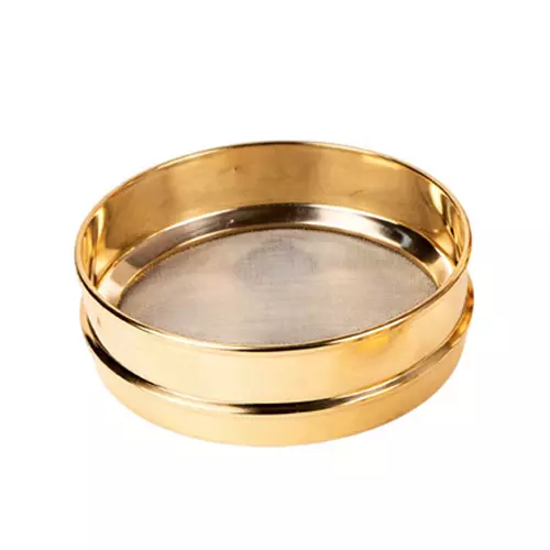 ENKAY Sieve Brass Frame 300 microns Aperture Size 20 cm Diameter for Soil, Cement & Powder Testing Use, EKE 05318